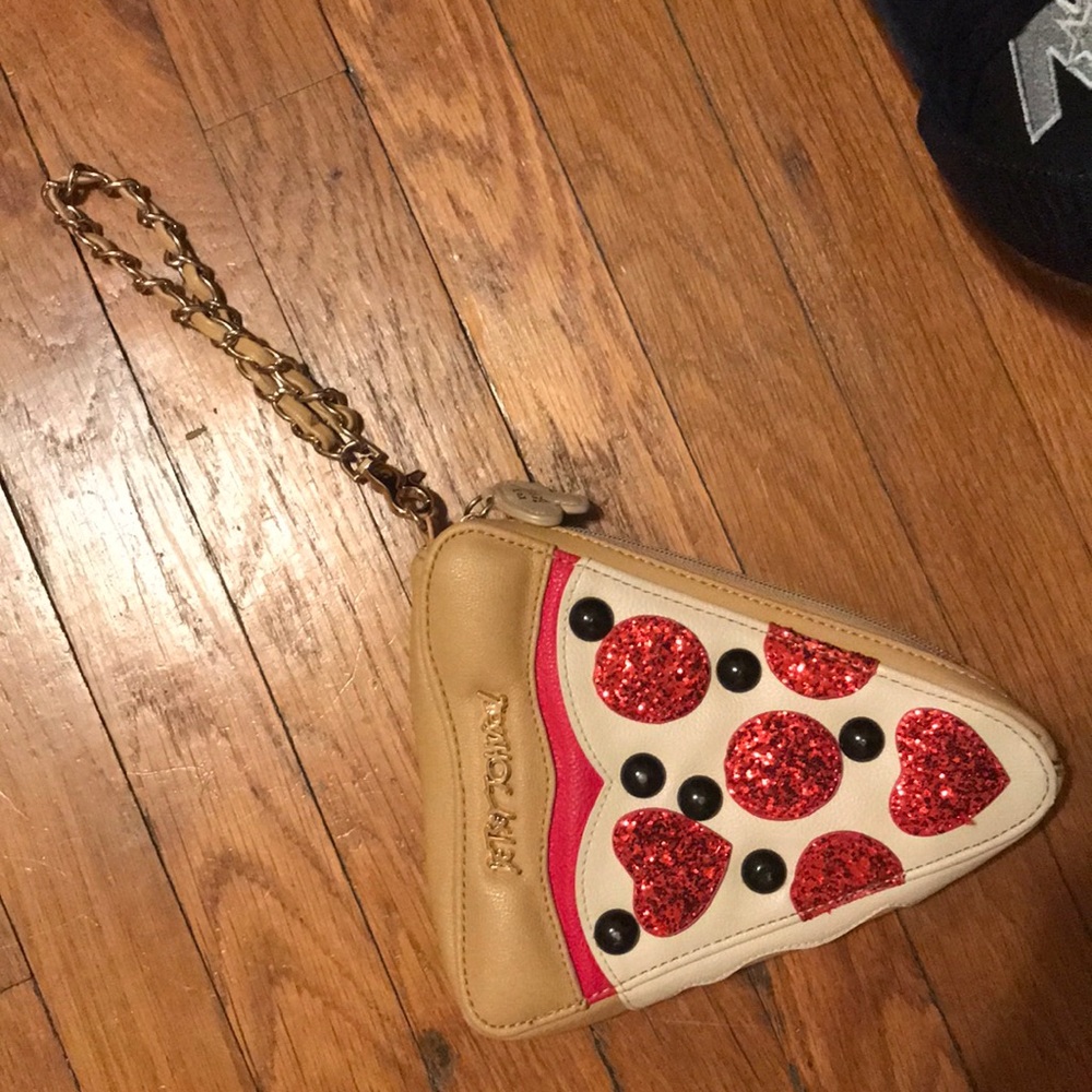 Betsy Johnson Pizza clutch